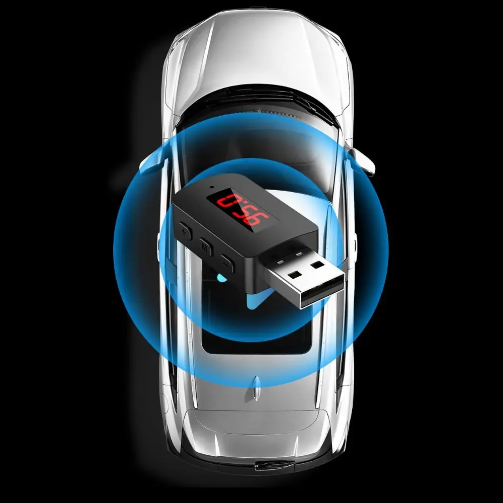 Bluetooth 5.4 Car Transmitter Receiver Handsfree Call Universal Wireless Audio Adapter ABS Mini USB Wireless Audio Adapter
Bluetooth 5.4 Car Transmitter Receiver Handsfree Call Universal Wireless Audio Adapter ABS Mini USB Wireless Audio Adapter
