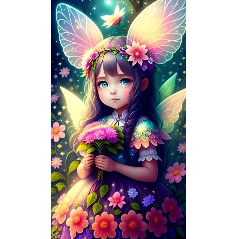 Sunature AB Diamond Painting Art Full Square Round Drills Fairy Girl Diamond Painting Kits (5-10 AB Colors)
Sunature AB Diamond Painting Art Full Square Round Drills Fairy Girl Diamond Painting Kits (5-10 AB Colors)