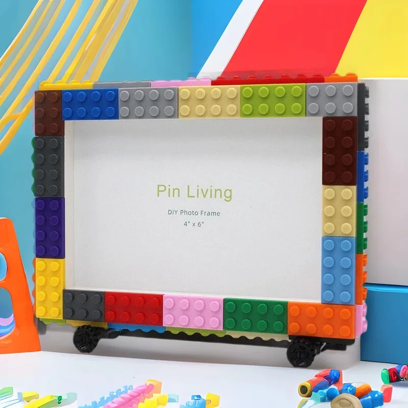 6 "7" Color Car Picture Frame Diy Children's Building Blocks Photo Frame Table Photo Wall Handmade Creative Gifts Home Decor
6 "7" Color Car Picture Frame Diy Children's Building Blocks Photo Frame Table Photo Wall Handmade Creative Gifts Home Decor