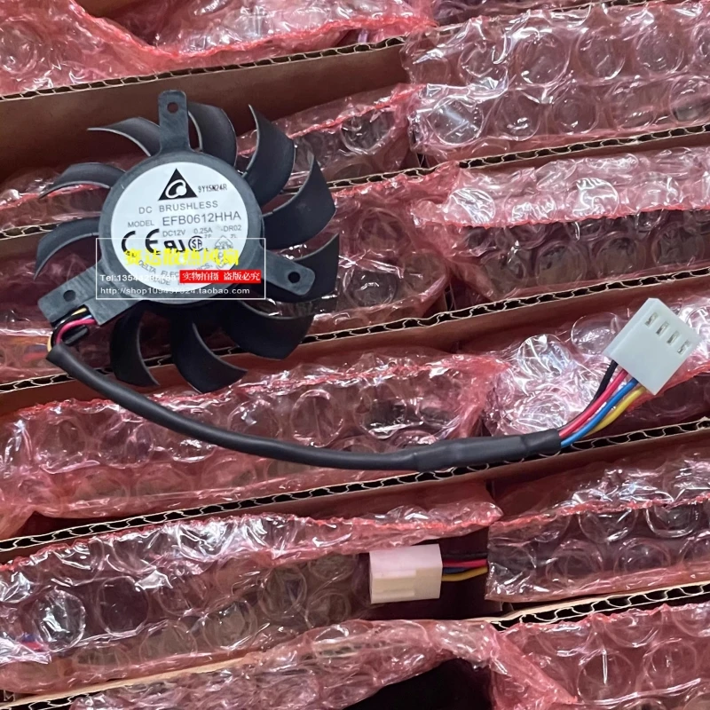 Бесплатная доставка, новый вентилятор охлаждения для видеокарты EFB0612HHA 6010 12V 0.25A, четырехпроводной.
Бесплатная доставка, новый вентилятор охлаждения для видеокарты EFB0612HHA 6010 12V 0.25A, четырехпроводной.
