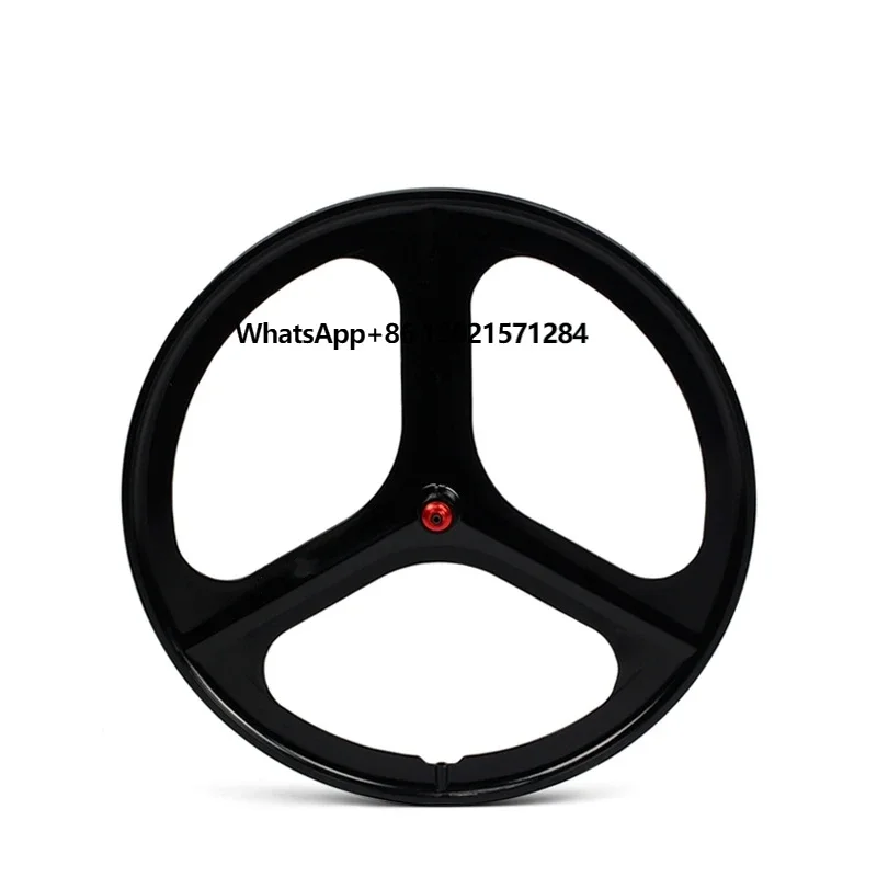 3-Spoke 700c Carbon Fibre Bicycle Disc Wheel for Racing Wheelset Road Bike
3-Spoke 700c Carbon Fibre Bicycle Disc Wheel for Racing Wheelset Road Bike