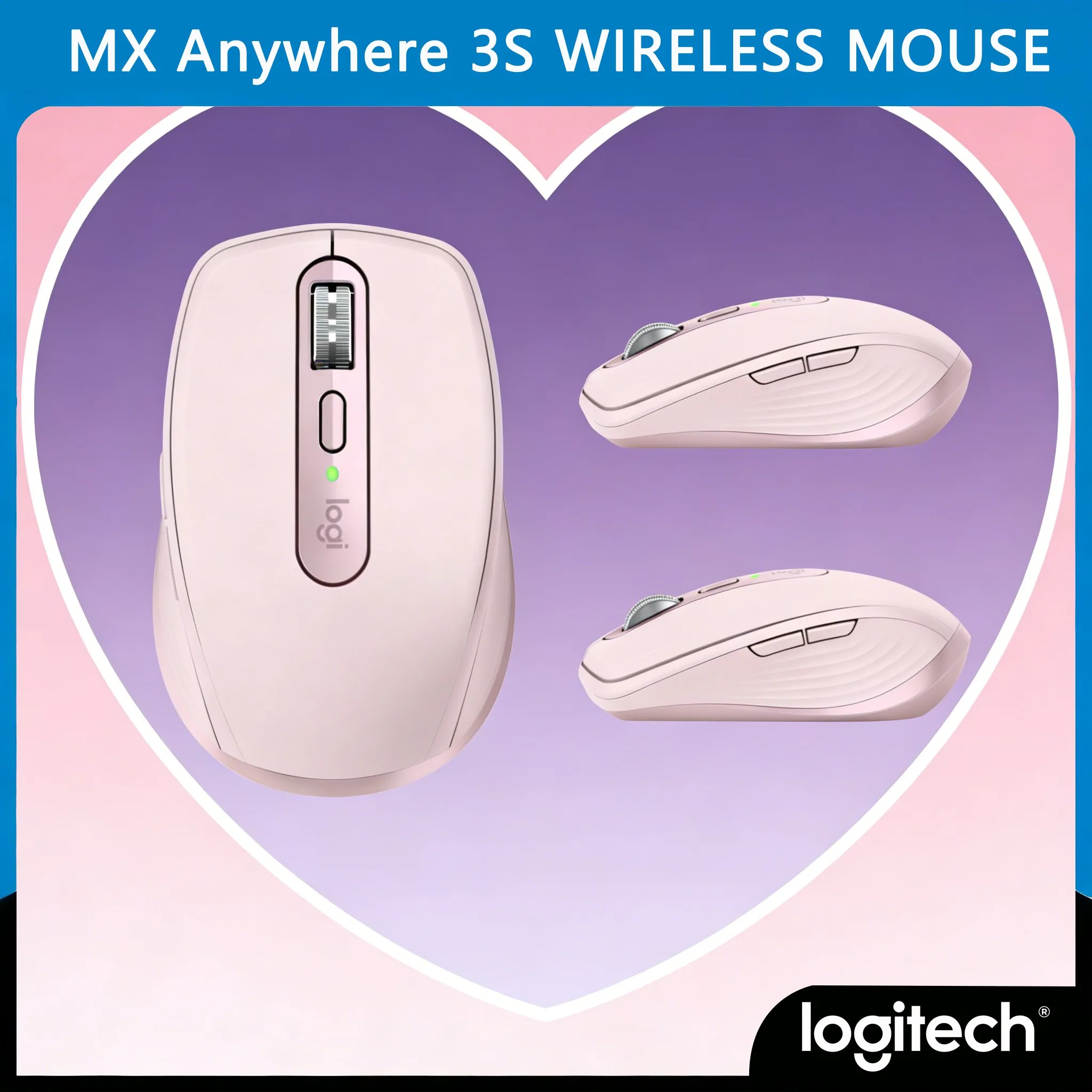 Logitech MX Anywhere 3S - Quiet Clicks for Meetings and Presentations
Logitech MX Anywhere 3S - Quiet Clicks for Meetings and Presentations