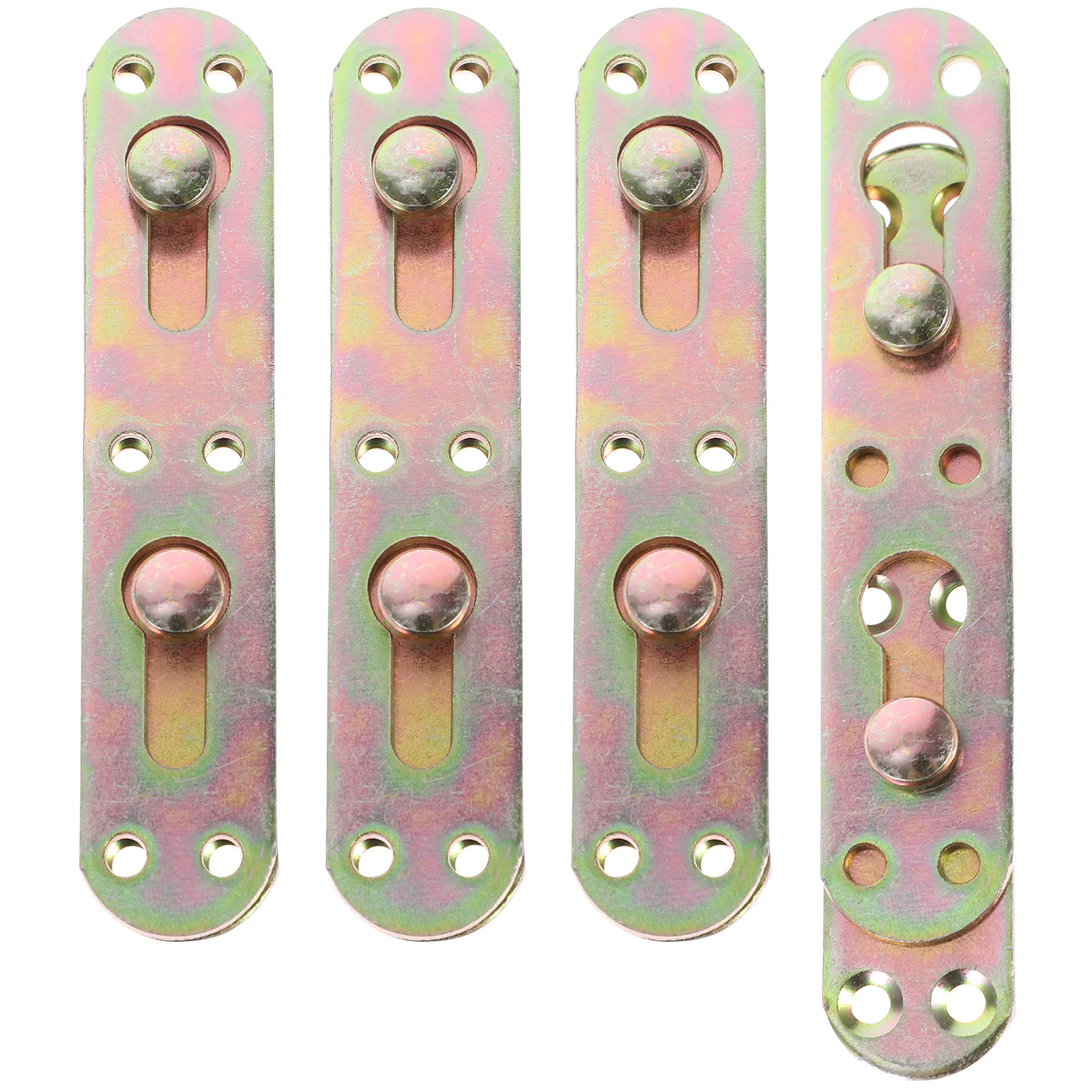 4 Pcs Bed Hinge Rail Support Brackets for Wooden Frames Headboards Footboards Furniture Hardware Durability Corrosion Resistance
4 Pcs Bed Hinge Rail Support Brackets for Wooden Frames Headboards Footboards Furniture Hardware Durability Corrosion Resistance