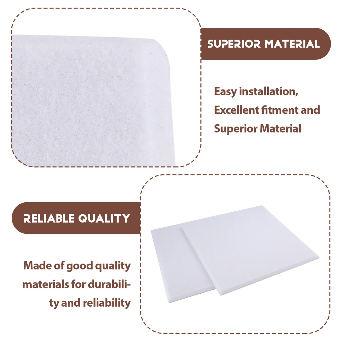 A64E Self-Adhesive Acoustic Panels 12 Pack,12 x 12 x 0.4 inch Sound Proof Padding,Sound Absorbing Panel for Home ,White
A64E Self-Adhesive Acoustic Panels 12 Pack,12 x 12 x 0.4 inch Sound Proof Padding,Sound Absorbing Panel for Home ,White
