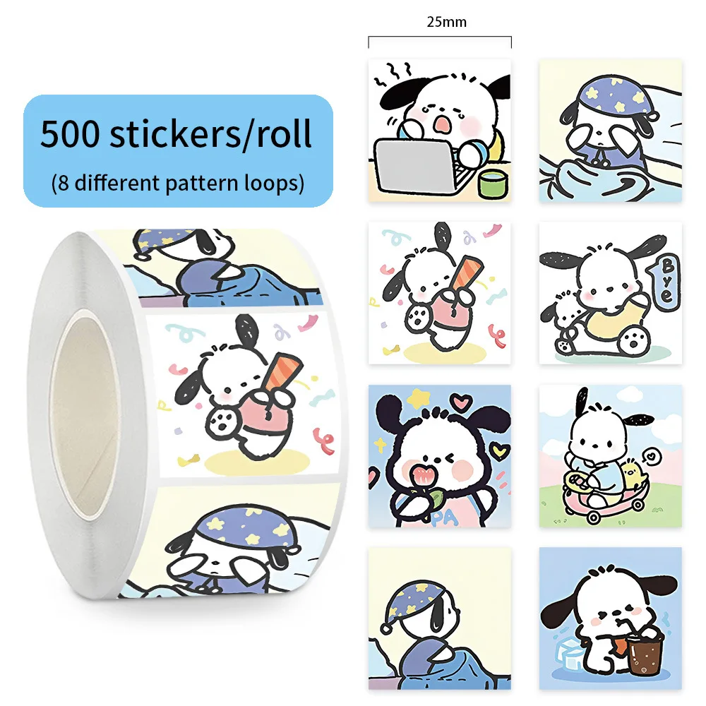 500pcs/Roll Cartoon Sanrio Pochacco Roll Roll Sticker Creative Decoration Mobile Phone Case Notebook Water Cup Toy Gift Stickers
500pcs/Roll Cartoon Sanrio Pochacco Roll Roll Sticker Creative Decoration Mobile Phone Case Notebook Water Cup Toy Gift Stickers