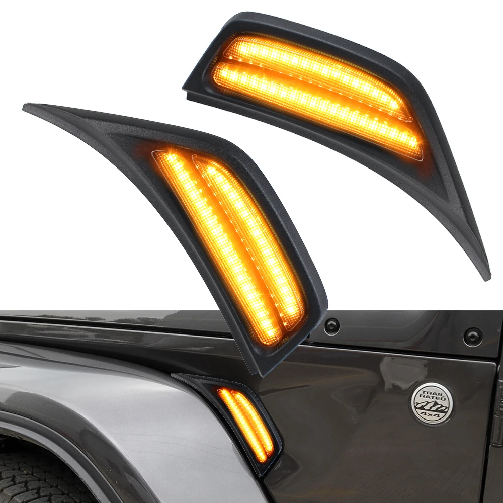 For jeep JL 2018 2019 2020 Front Fender Lights Side Marker Light Turn Signals Lamp
For jeep JL 2018 2019 2020 Front Fender Lights Side Marker Light Turn Signals Lamp