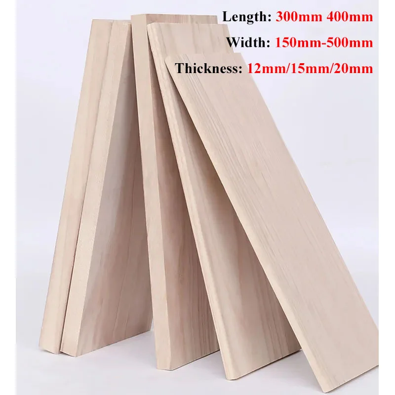 1pcs 12/15/20mm Thickness Paulownia Wood Board Solid Wood Sheet DIY Model Material Accessories Length 300-500mm
1pcs 12/15/20mm Thickness Paulownia Wood Board Solid Wood Sheet DIY Model Material Accessories Length 300-500mm