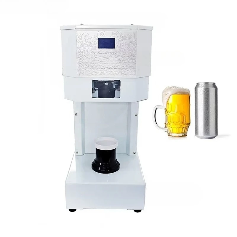 Juice can automatic plastic can sealing machine household brewing equipment
Juice can automatic plastic can sealing machine household brewing equipment