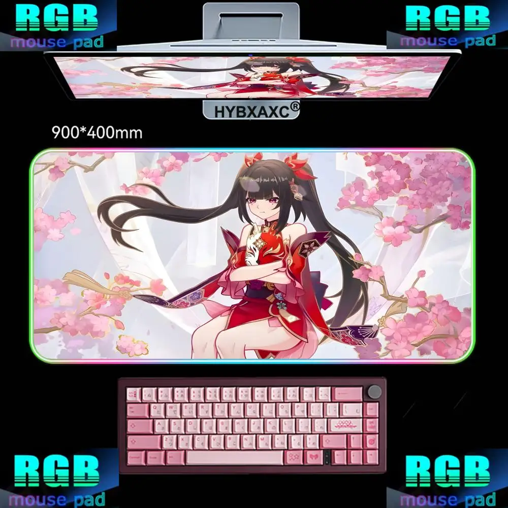800X400MM HYBXAXC Mouse Pad Desk Mat HD Gamer Large LED Light XXL H-honkai Star Rail Sparkle Anime RGB Gaming Mouse Pad
800X400MM HYBXAXC Mouse Pad Desk Mat HD Gamer Large LED Light XXL H-honkai Star Rail Sparkle Anime RGB Gaming Mouse Pad