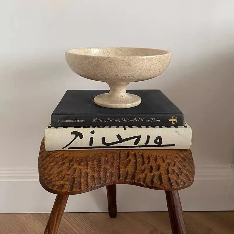 Medieval French quiet style natural marble fruit plate villa model room designer soft decoration living room highend fruit plate
Medieval French quiet style natural marble fruit plate villa model room designer soft decoration living room highend fruit plate