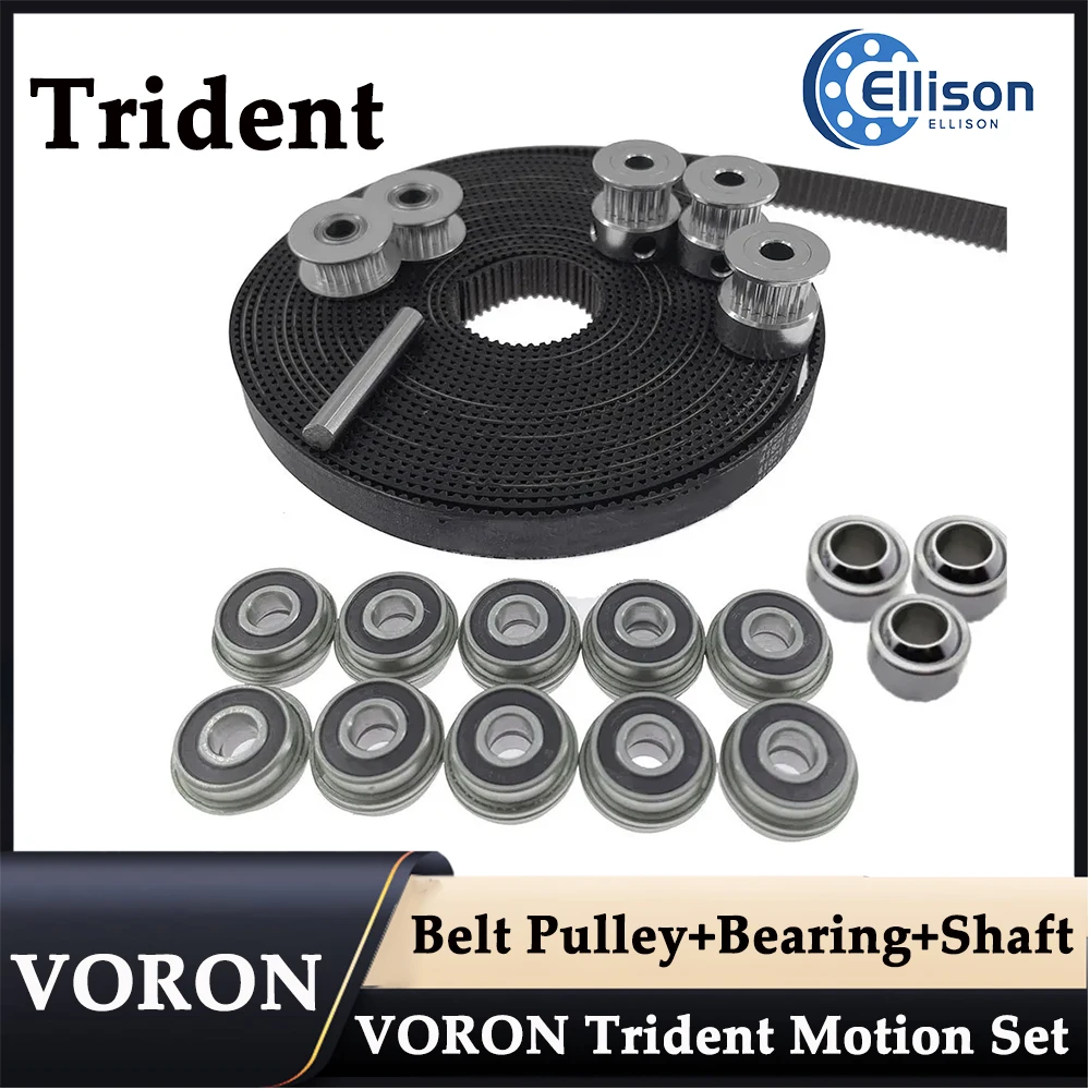 VORON Trident Motion Sport Set GT2 20T Width 6mm Aperture 5mm Toothed Idler F695-2RS Joint Bearing
VORON Trident Motion Sport Set GT2 20T Width 6mm Aperture 5mm Toothed Idler F695-2RS Joint Bearing