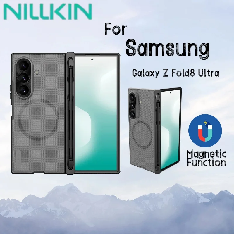 Nillkin Magnetic Fold Case For Samsung Galaxy Z Fold 8 Ultra Frosted Shield Anti Fingerprint Shockproof Back Cover
Nillkin Magnetic Fold Case For Samsung Galaxy Z Fold 8 Ultra Frosted Shield Anti Fingerprint Shockproof Back Cover