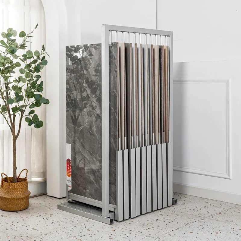 Tile display rack Marble sample rack Large slab brick push-pull display cabinet Wood floor shelf Stone rock slab display rack
Tile display rack Marble sample rack Large slab brick push-pull display cabinet Wood floor shelf Stone rock slab display rack