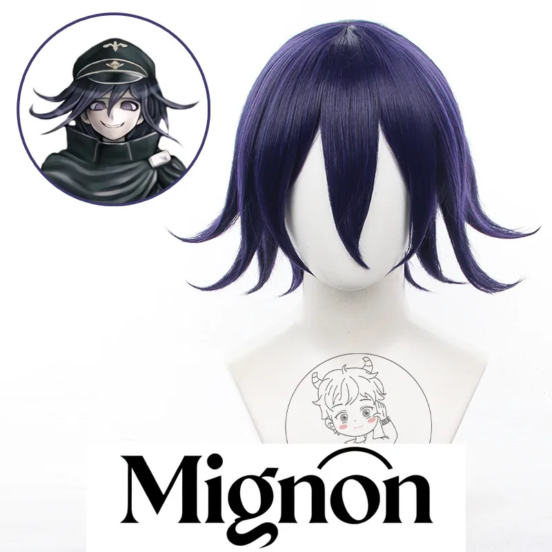 New Danganronpa V3 Kokichi Oma Cosplay Wig Blue Spiky Short Hair Halloween Gift
New Danganronpa V3 Kokichi Oma Cosplay Wig Blue Spiky Short Hair Halloween Gift