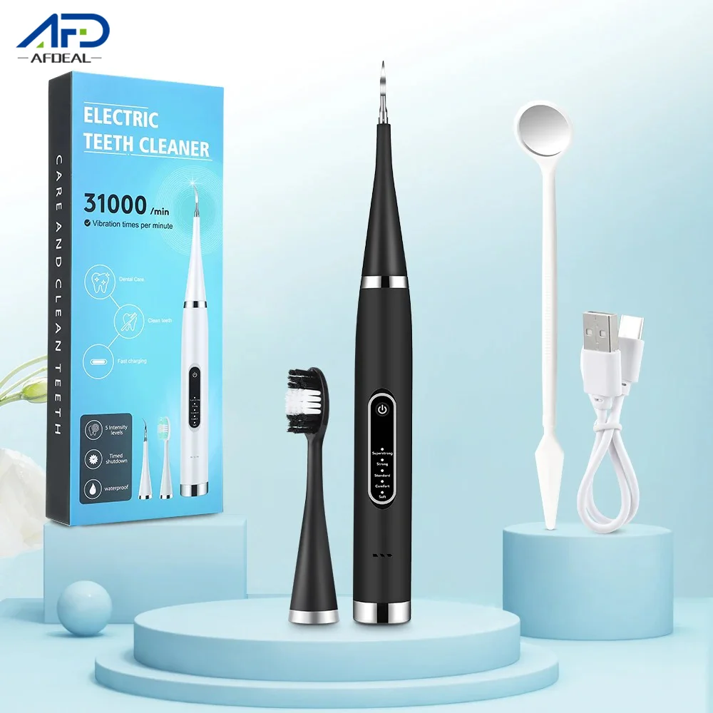 Электрический зубной очиститель для удаления зубного налета, пятен кофе, зубного камня, высокочастотная вибрационная зубная щетка для отбеливания зубов
Электрический зубной очиститель для удаления зубного налета, пятен кофе, зубного камня, высокочастотная вибрационная зубная щетка для отбеливания зубов