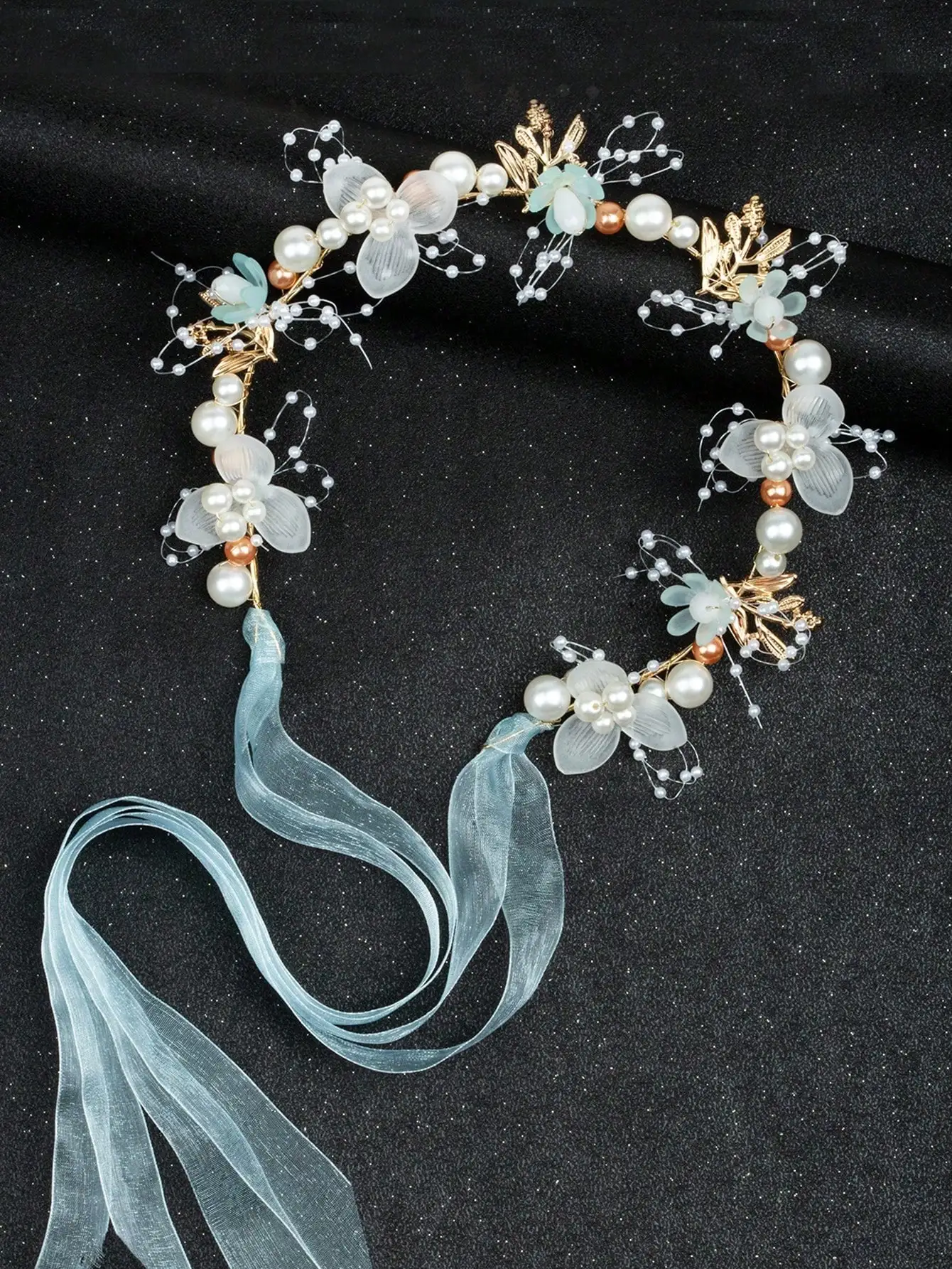 1pc Sweet Flower & Pearl Headband, Suitable For Teens, Ideal For Performances, Dresses Or Weddings
1pc Sweet Flower & Pearl Headband, Suitable For Teens, Ideal For Performances, Dresses Or Weddings