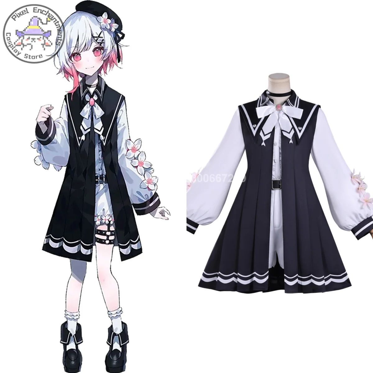 Newly Magical Girl's Magic Trial Cosplay Costume Anime Emma Sakuraha Role Playing Clothes Black Uniform Dress Women Comic Con
Newly Magical Girl's Magic Trial Cosplay Costume Anime Emma Sakuraha Role Playing Clothes Black Uniform Dress Women Comic Con
