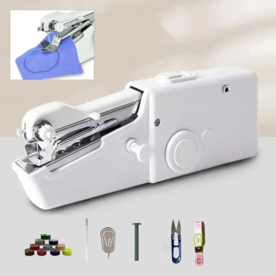 Handheld Sewing Machine, Mini Electric Portable Sewing Machine for Beginners, DIY, Home and Travel
Handheld Sewing Machine, Mini Electric Portable Sewing Machine for Beginners, DIY, Home and Travel
