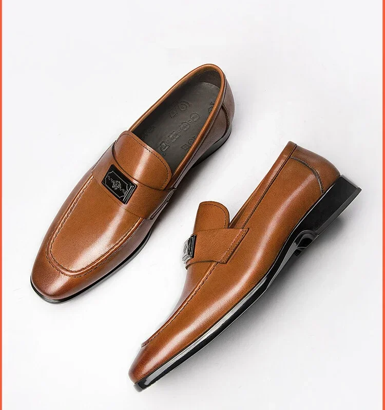2024 Spring New Men's Formal Shoes Genuine Leather Soft Sole Business Leisure Lefu Shoes
2024 Spring New Men's Formal Shoes Genuine Leather Soft Sole Business Leisure Lefu Shoes