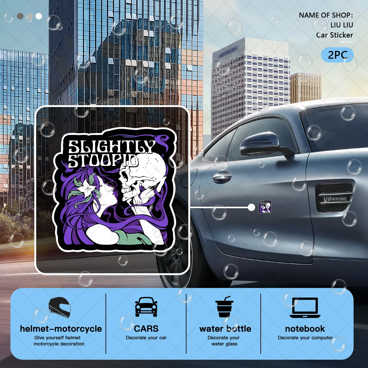 Skeleton Kiss Waterproof Stickers - Suitable for Cars, Motorcycles, Tumblers, Helmets, Laptops. Bumper Decals, Creative Stickers
Skeleton Kiss Waterproof Stickers - Suitable for Cars, Motorcycles, Tumblers, Helmets, Laptops. Bumper Decals, Creative Stickers