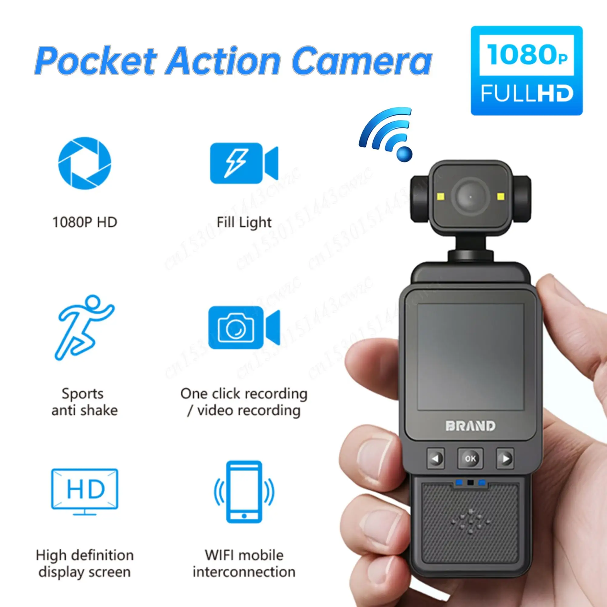 HD 1080P WiFi Pocket Action Camera Wearable Infrared Digital Video Recorder Mini Camcorder With Night Vision for Police Vlogging
HD 1080P WiFi Pocket Action Camera Wearable Infrared Digital Video Recorder Mini Camcorder With Night Vision for Police Vlogging