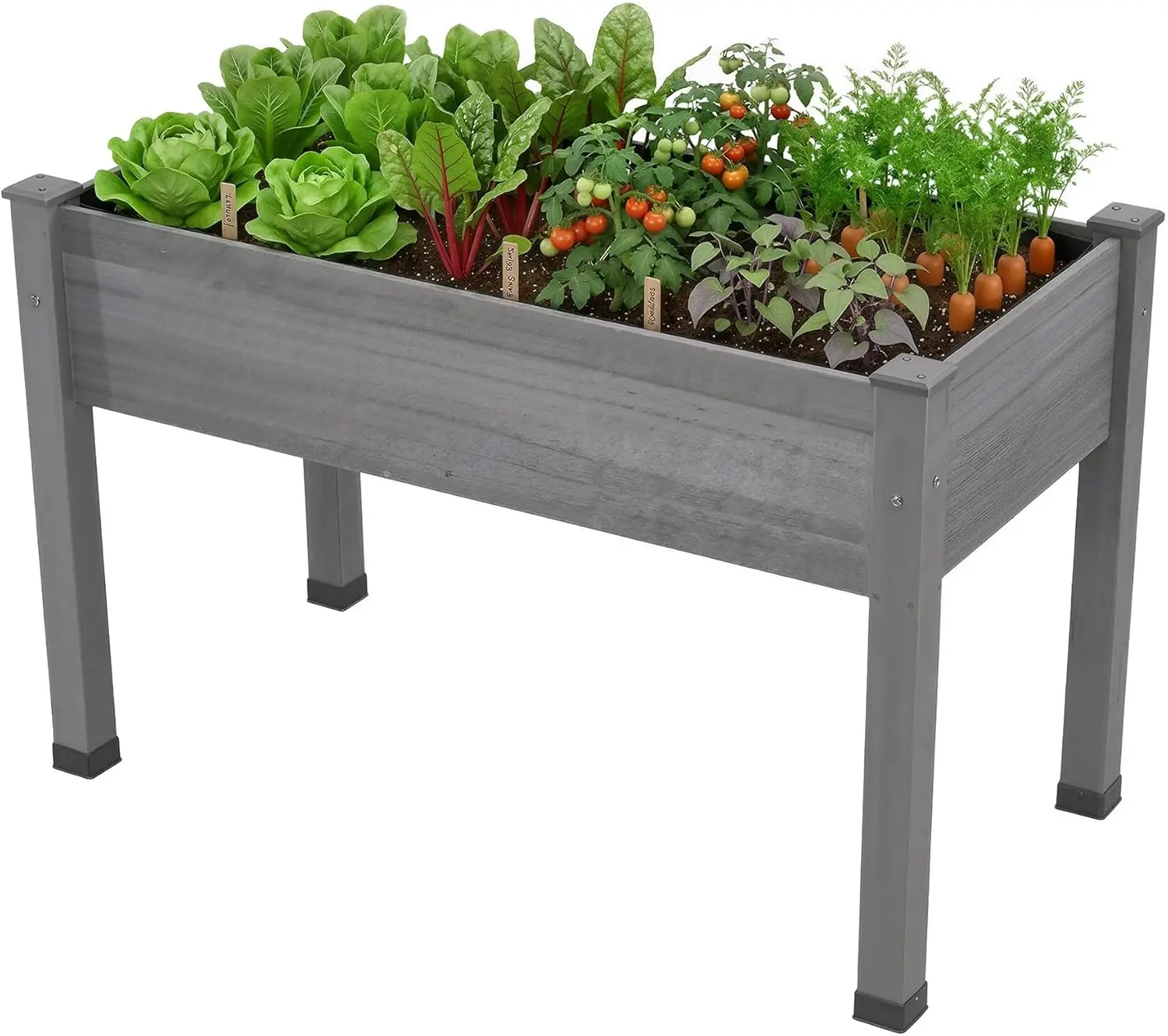 SPECRAFT 48 x 24 x 30 Inches Raised Garden Bed with Legs, 5 Cu Ft Wooden Planter Box with Drainage Holes & Liner, Outdoo
SPECRAFT 48 x 24 x 30 Inches Raised Garden Bed with Legs, 5 Cu Ft Wooden Planter Box with Drainage Holes & Liner, Outdoo