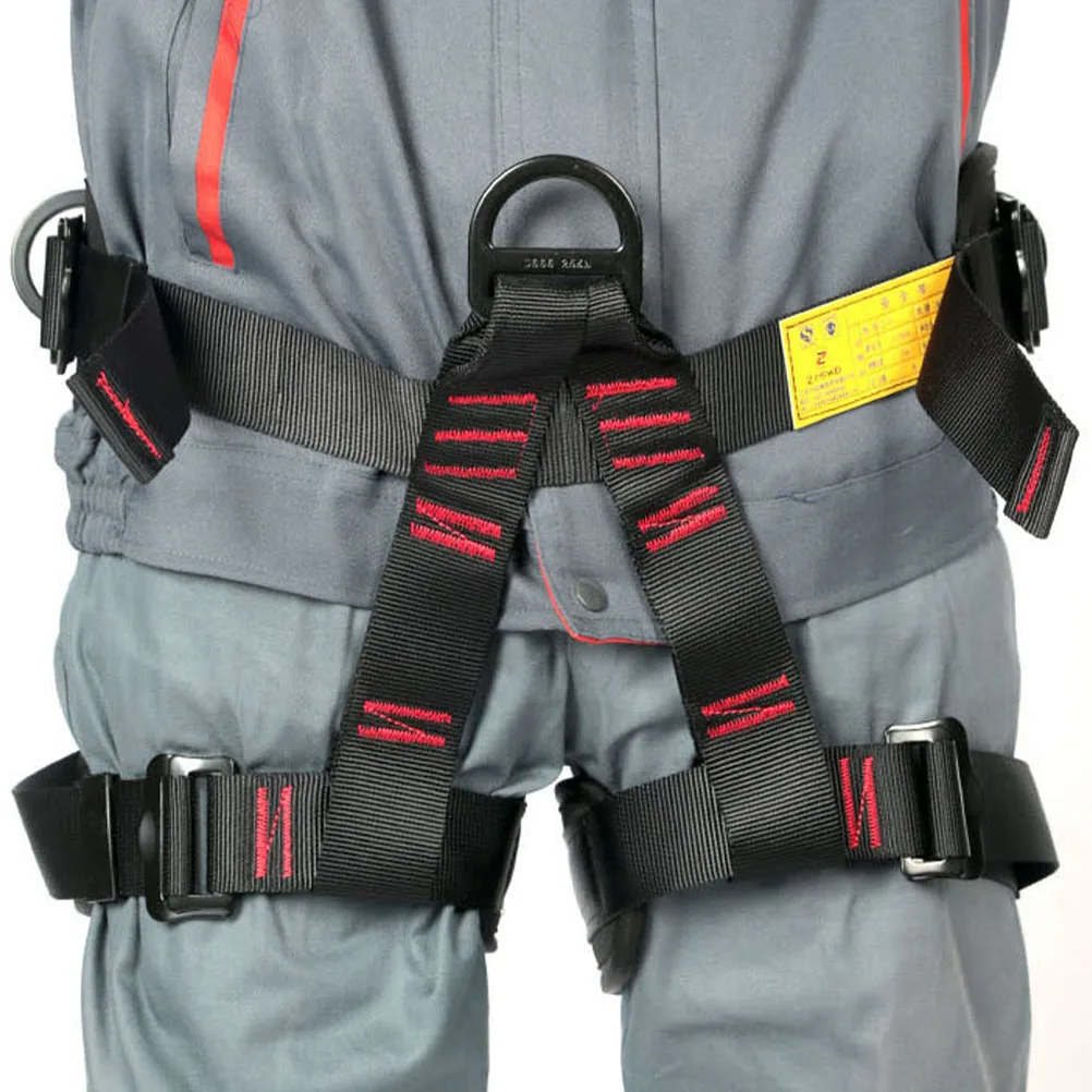 Polyester Climbing Safety Belt Half Body Seat Harness Durable Adjustable Waist Leg Protection for Mountaineering Rope Descent
Polyester Climbing Safety Belt Half Body Seat Harness Durable Adjustable Waist Leg Protection for Mountaineering Rope Descent