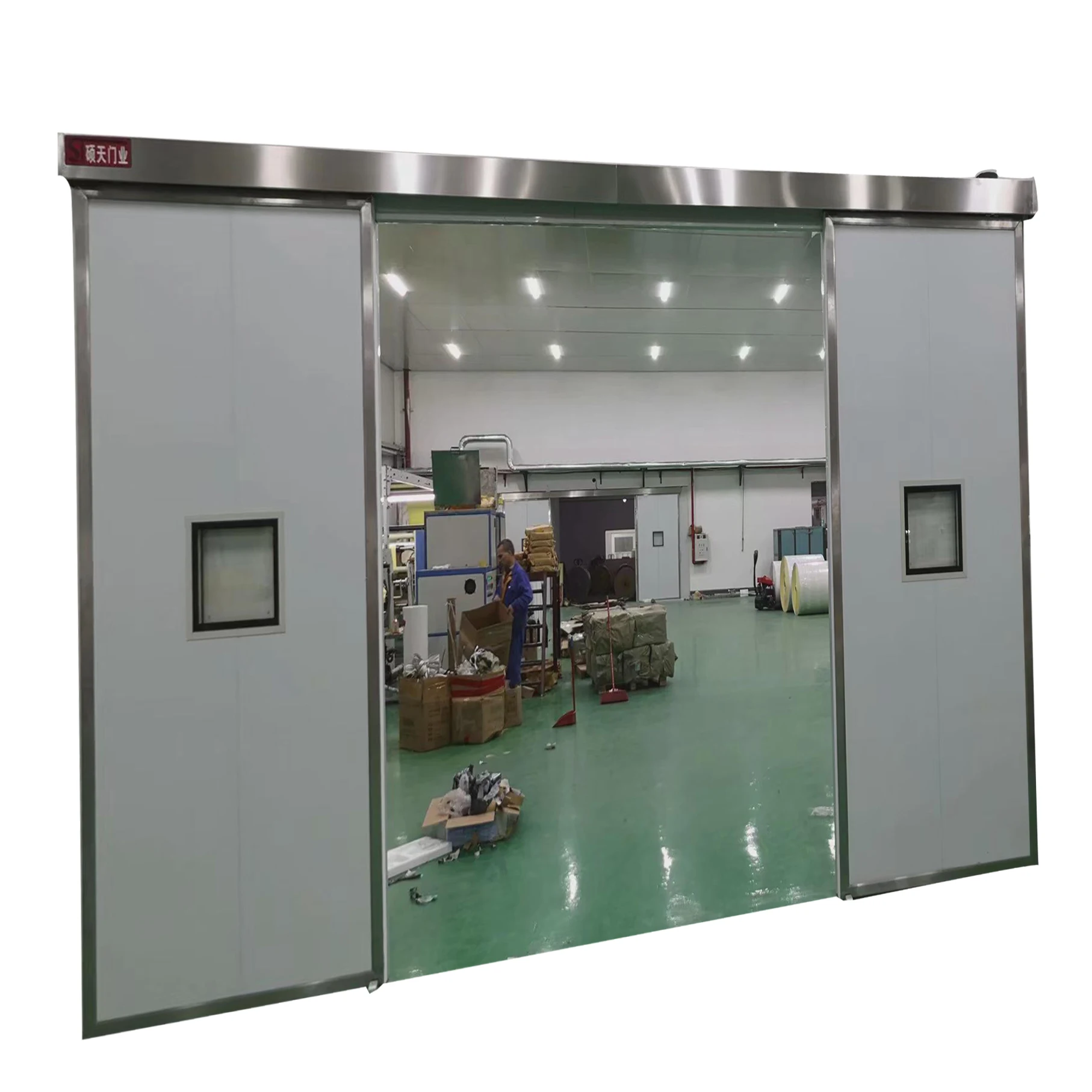 Stainless Steel Sliding Door Automatic Steel Door
Stainless Steel Sliding Door Automatic Steel Door