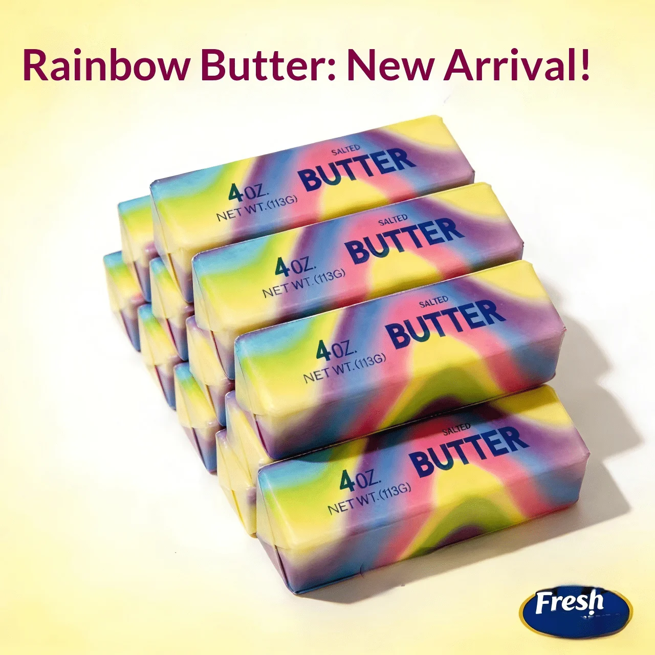 1pc 2026 New Rainbow Butter Cheese Bar Squishy Toy, PU Slow Rebound Realistic Cheese, Stress Relief Squeeze Toy - Bestseller Original - Perfect Gift - Birthday Gift - Ideal Gift - Surprise Gift - Holiday Gift - Best Gift - Christmas Gift - Gamer Refined G
1pc 2026 New Rainbow Butter Cheese Bar Squishy Toy, PU Slow Rebound Realistic Cheese, Stress Relief Squeeze Toy - Bestseller Original - Perfect Gift - Birthday Gift - Ideal Gift - Surprise Gift - Holiday Gift - Best Gift - Christmas Gift - Gamer Refined G