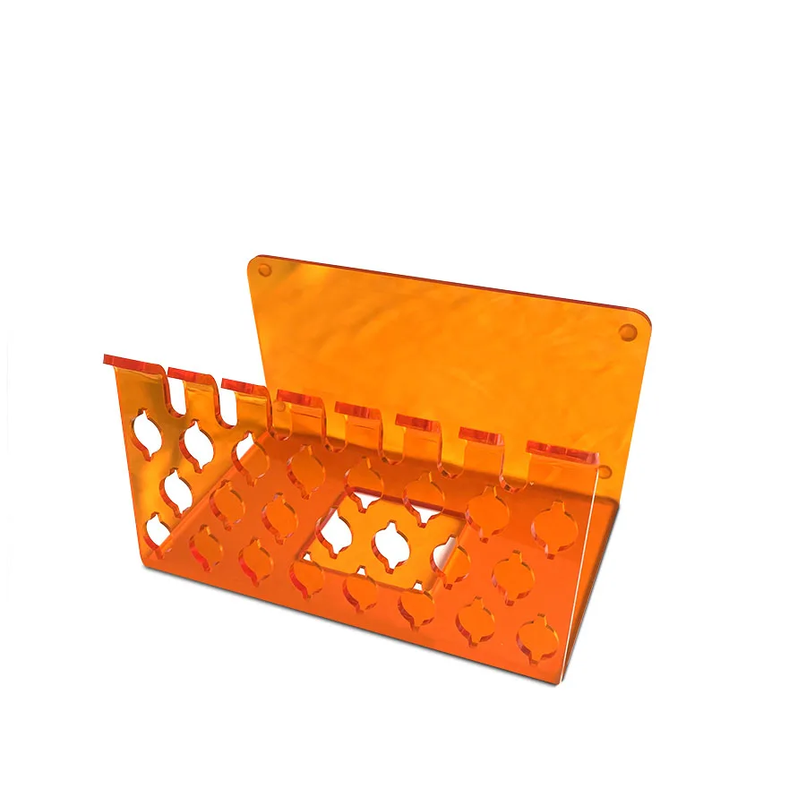 Transparent Orange Dental Composite Resin Holder - Dentist Tool Storage Box 
Transparent Orange Dental Composite Resin Holder - Dentist Tool Storage Box