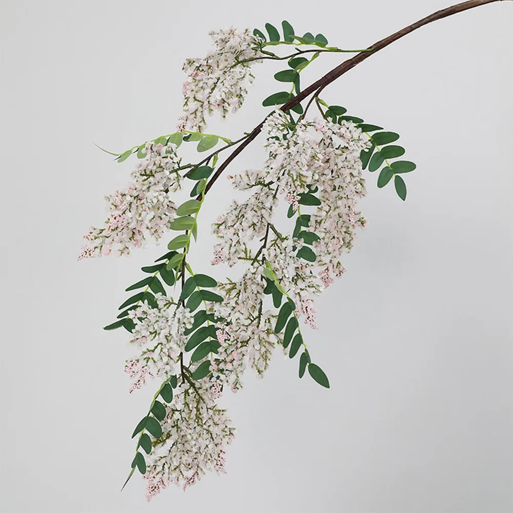DIY Vase Decor 120cm Artificial Sophora Flower Handmade Realistic Simulation Sophora Beautiful Fake Flower Outdoor Garden Decor
DIY Vase Decor 120cm Artificial Sophora Flower Handmade Realistic Simulation Sophora Beautiful Fake Flower Outdoor Garden Decor
