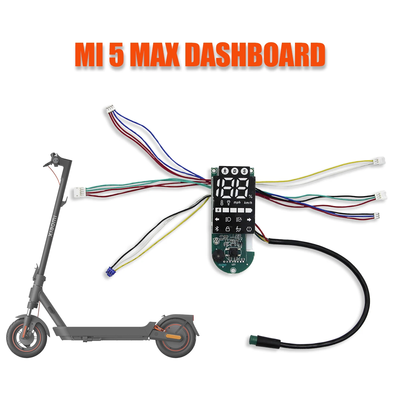 Electric Scooter Display Bluebooth Board Dashboard for Xiaomi 5 Max Scooter Display Motherboard Replacement Accessories
Electric Scooter Display Bluebooth Board Dashboard for Xiaomi 5 Max Scooter Display Motherboard Replacement Accessories