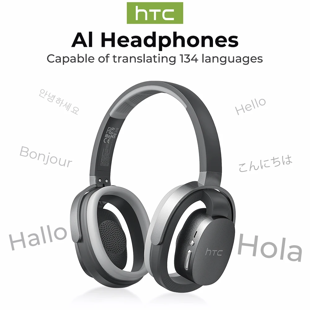 AI Translate Headphone HTC HP07 Original Sound Quality Wireless Bluetooth Earphones Sport Headset With Mic Low Latency
AI Translate Headphone HTC HP07 Original Sound Quality Wireless Bluetooth Earphones Sport Headset With Mic Low Latency