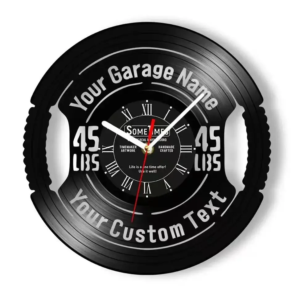 Custom Barbell Weightlifting Vinyl Record Clock Custom Home Gym Sign Fitness Room Wall Clock Personalized Watch Trainer Gifts
Custom Barbell Weightlifting Vinyl Record Clock Custom Home Gym Sign Fitness Room Wall Clock Personalized Watch Trainer Gifts