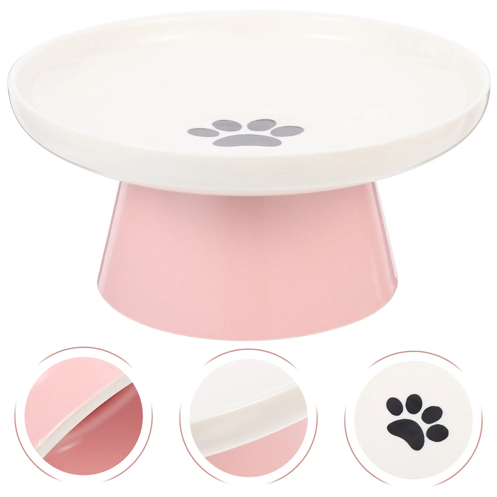 Керамическая миска для кошек на высокой подставке с закругленными краями, гладкой поверхностью и устойчивым дном, идеально подходит для еды и воды
Керамическая миска для кошек на высокой подставке с закругленными краями, гладкой поверхностью и устойчивым дном, идеально подходит для еды и воды