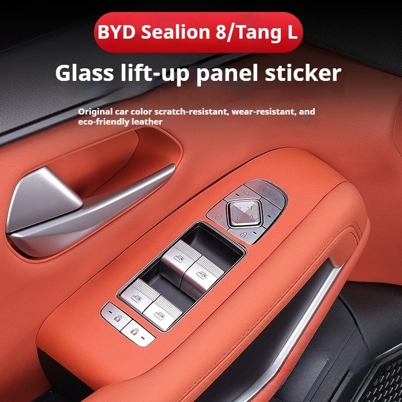 Fit For BYD Sealion 8 Tang L Dmi/P EV Window Lift Panel Sticker Interior Glass Protection In-Car Protection Leather Sticker
Fit For BYD Sealion 8 Tang L Dmi/P EV Window Lift Panel Sticker Interior Glass Protection In-Car Protection Leather Sticker