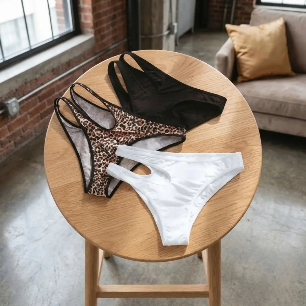 Underwear Leopard Print Panties Leopard/Black/White Ice Silk Leopard Briefs Women Intimate Panty Lingerie Underpants Daily
Underwear Leopard Print Panties Leopard/Black/White Ice Silk Leopard Briefs Women Intimate Panty Lingerie Underpants Daily