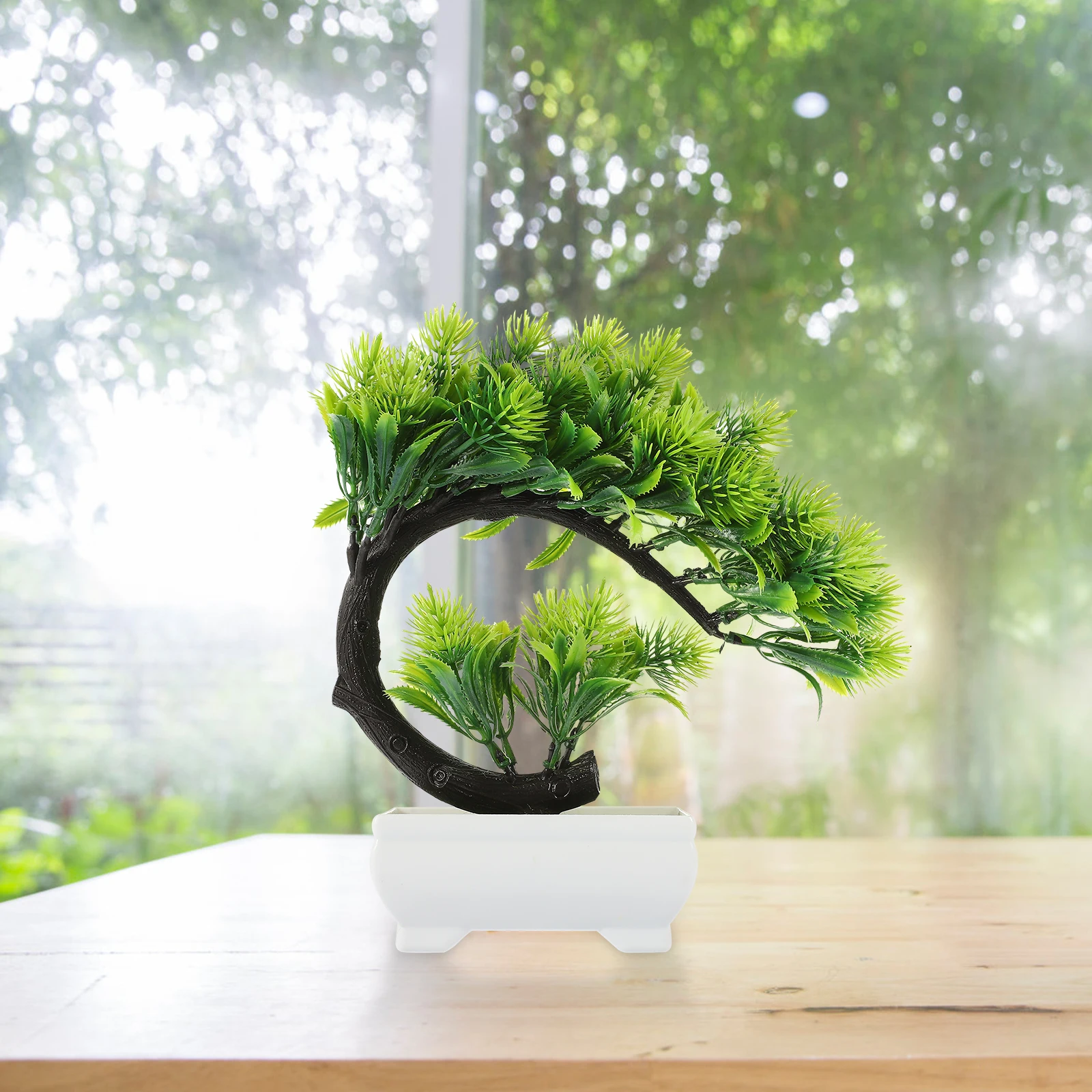 Artificial Bonsai Tree Simulation Faux Potted Tree Realistic Fake Plant Desktop Decoration for Home Office Decor 
Artificial Bonsai Tree Simulation Faux Potted Tree Realistic Fake Plant Desktop Decoration for Home Office Decor