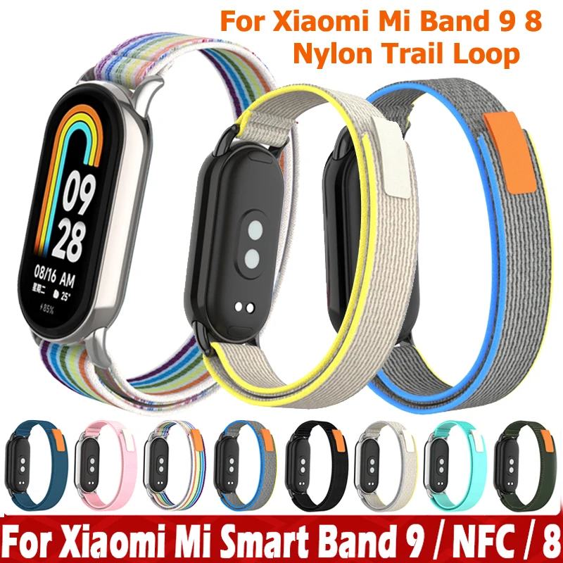 Нейлоновый ремешок для умных часов Xiaomi Mi Band 9 8, сменный браслет-петля для Xiaomi Mi Band 9 8, аксессуары
Нейлоновый ремешок для умных часов Xiaomi Mi Band 9 8, сменный браслет-петля для Xiaomi Mi Band 9 8, аксессуары