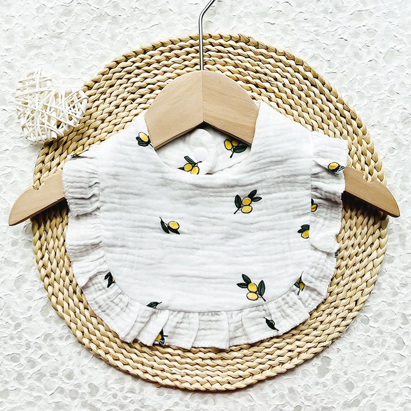 Kids Muslin Cotton Baby Girls Boys Bibs Ruffled Saliva Towel Infant Feeding Burp Cloth Children Adjustable Scarf Baby Stuff
Kids Muslin Cotton Baby Girls Boys Bibs Ruffled Saliva Towel Infant Feeding Burp Cloth Children Adjustable Scarf Baby Stuff