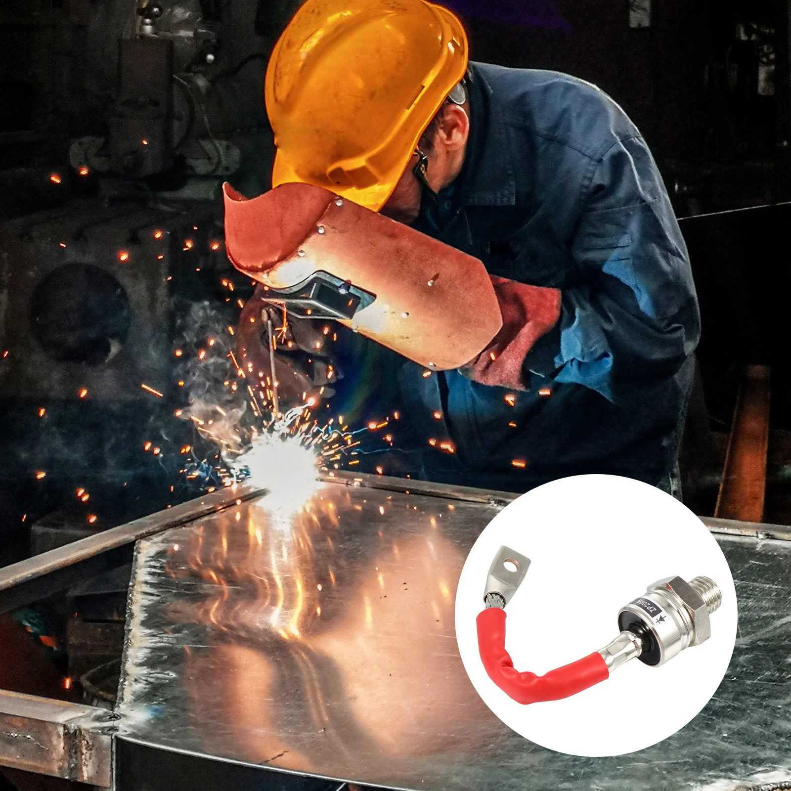 1pc Rectifier Diode High Temperature Resistance Flame Retardant Durable Tool For Welding Equipment Accessories Connector
1pc Rectifier Diode High Temperature Resistance Flame Retardant Durable Tool For Welding Equipment Accessories Connector