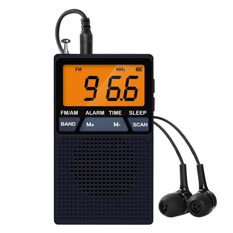 Мини AM/FM двухдиапазонное радио портативное стереорадио часы будильник динамик радио ЖК-дисплей с наушниками
Мини AM/FM двухдиапазонное радио портативное стереорадио часы будильник динамик радио ЖК-дисплей с наушниками