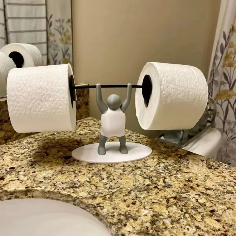 Забавный держатель для туалетной бумаги с 3D принтом, украшение в виде штанги, держатель для туалетной бумаги, кронштейн для тяжелой атлетики, держатель для салфеток, ванная комната
Забавный держатель для туалетной бумаги с 3D принтом, украшение в виде штанги, держатель для туалетной бумаги, кронштейн для тяжелой атлетики, держатель для салфеток, ванная комната