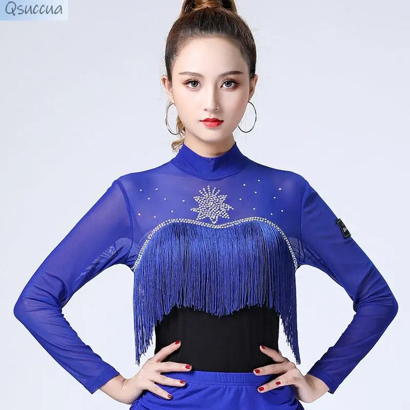 New Latin Dance Square Dance Costume Women's Long-Sleeved Tassel Suit Dance Costume
New Latin Dance Square Dance Costume Women's Long-Sleeved Tassel Suit Dance Costume