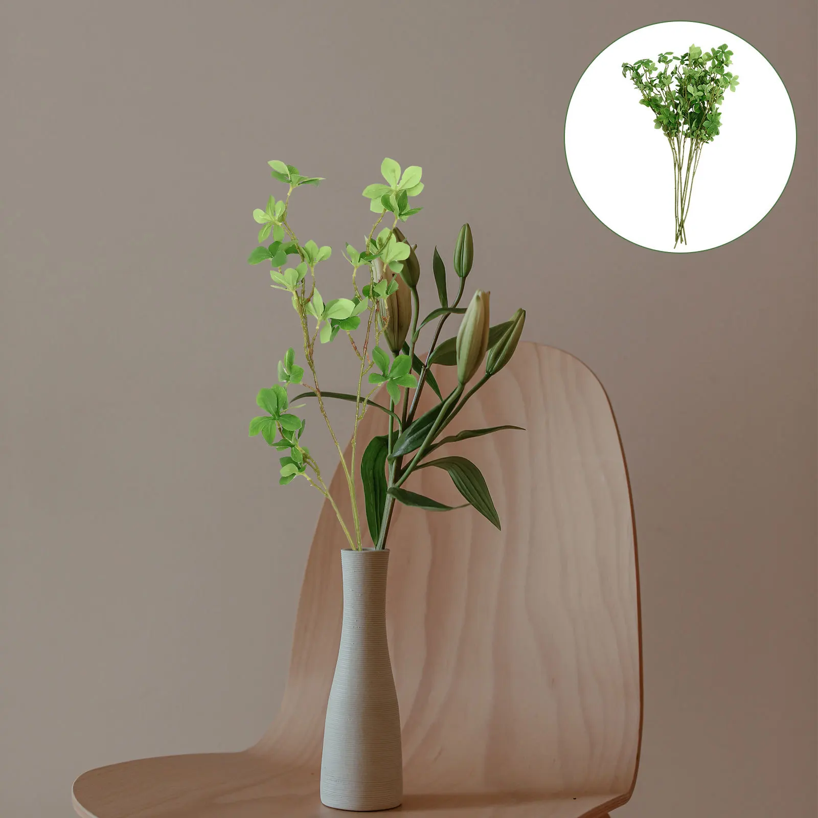 6Pcs Artificial Plant Decor for Home Simulation Green Plant Bunch Lifelike Stem Fake Bouquet Material Indoor Vase Decoration
6Pcs Artificial Plant Decor for Home Simulation Green Plant Bunch Lifelike Stem Fake Bouquet Material Indoor Vase Decoration