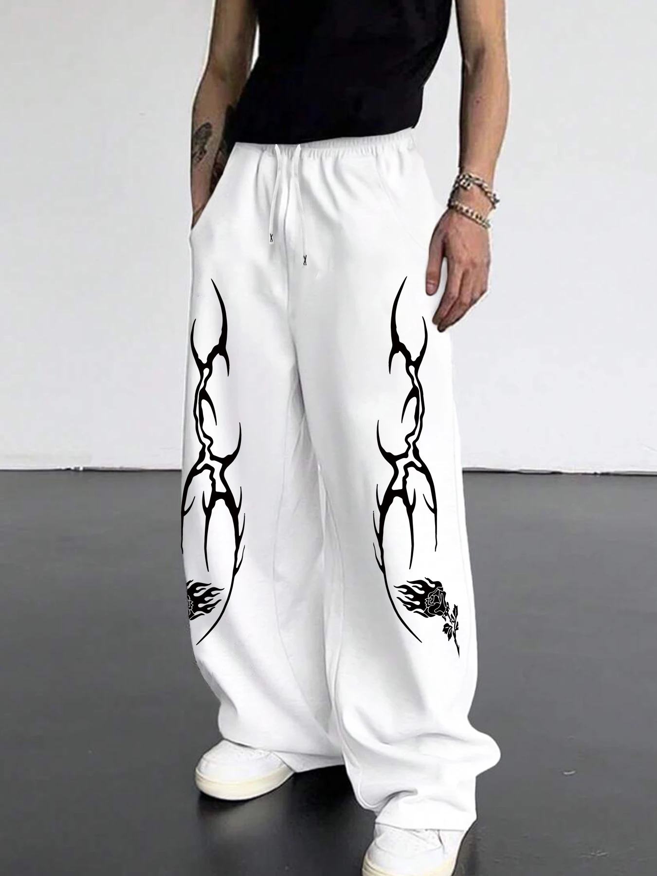 Men's Minimalist Dark Loose Straight-leg Long Pants Jogging Pants - Loose All-season Casual Sport Pants Straight-leg
Men's Minimalist Dark Loose Straight-leg Long Pants Jogging Pants - Loose All-season Casual Sport Pants Straight-leg