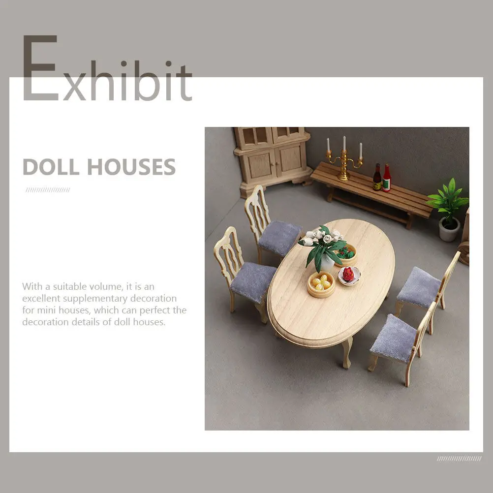 1Set Miniature Furniture Wooden Table Chair Set Exquisite Small Decoration for Mini House Micro Landscape Scene Tiny Furniture
1Set Miniature Furniture Wooden Table Chair Set Exquisite Small Decoration for Mini House Micro Landscape Scene Tiny Furniture