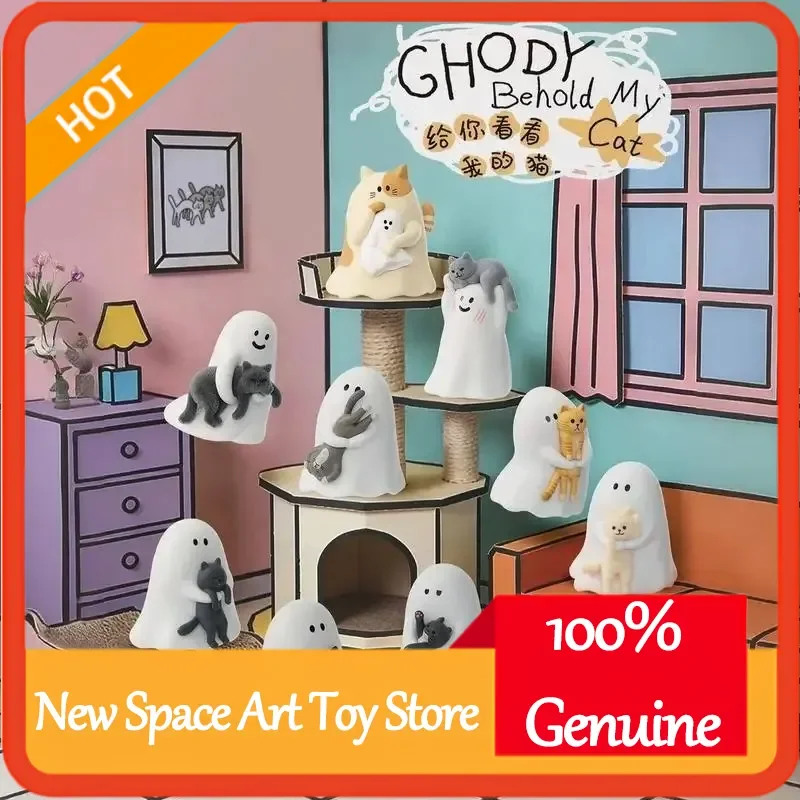 New Little Ghost Look At My Cat Series Glow In The Dark Blind Box Cute Kawaii Mini Figure Collectible Toy Model Gift For Girls
New Little Ghost Look At My Cat Series Glow In The Dark Blind Box Cute Kawaii Mini Figure Collectible Toy Model Gift For Girls