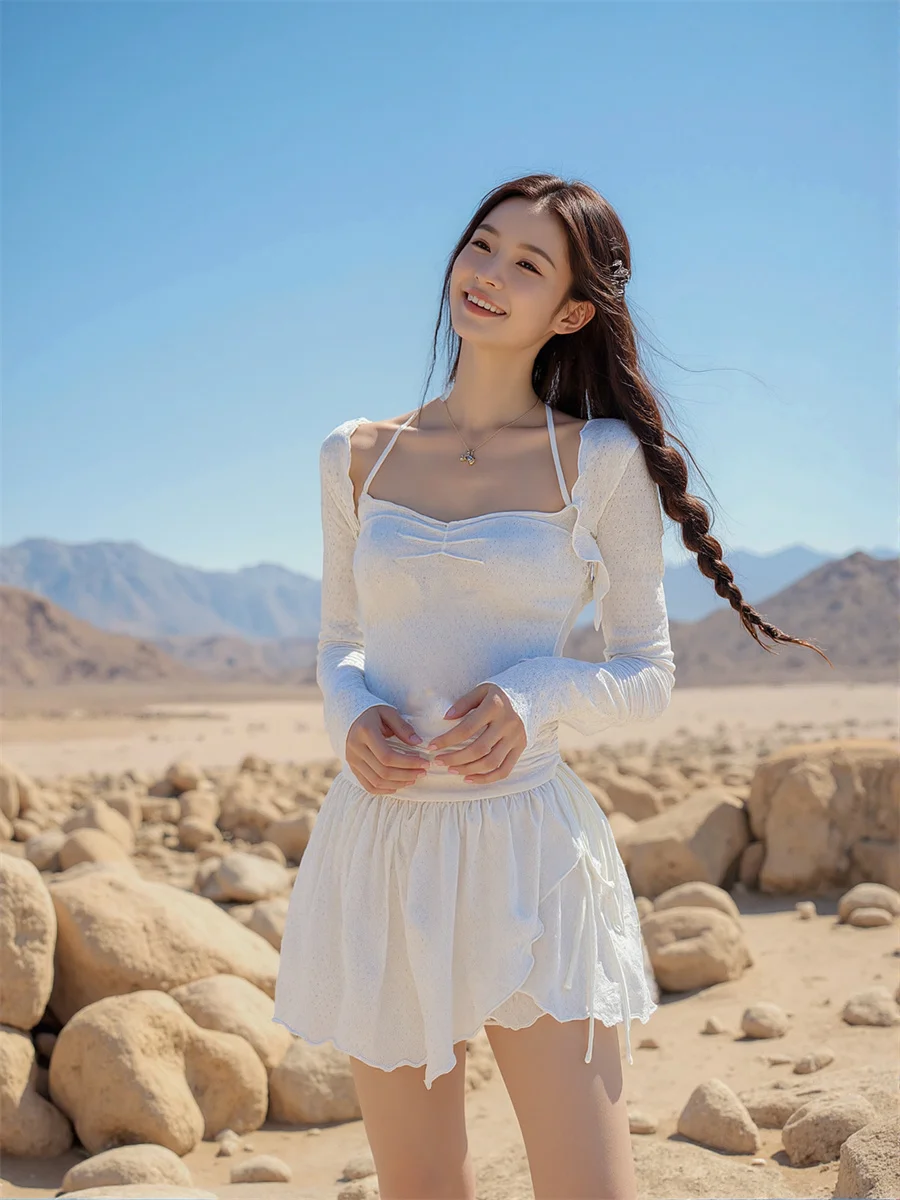 Shirring Solid Mini Skirts Womens Lace Patchwork Pleated Ruffle Hem Layered Mesh Artistic Modern Chic Elegant College
Shirring Solid Mini Skirts Womens Lace Patchwork Pleated Ruffle Hem Layered Mesh Artistic Modern Chic Elegant College