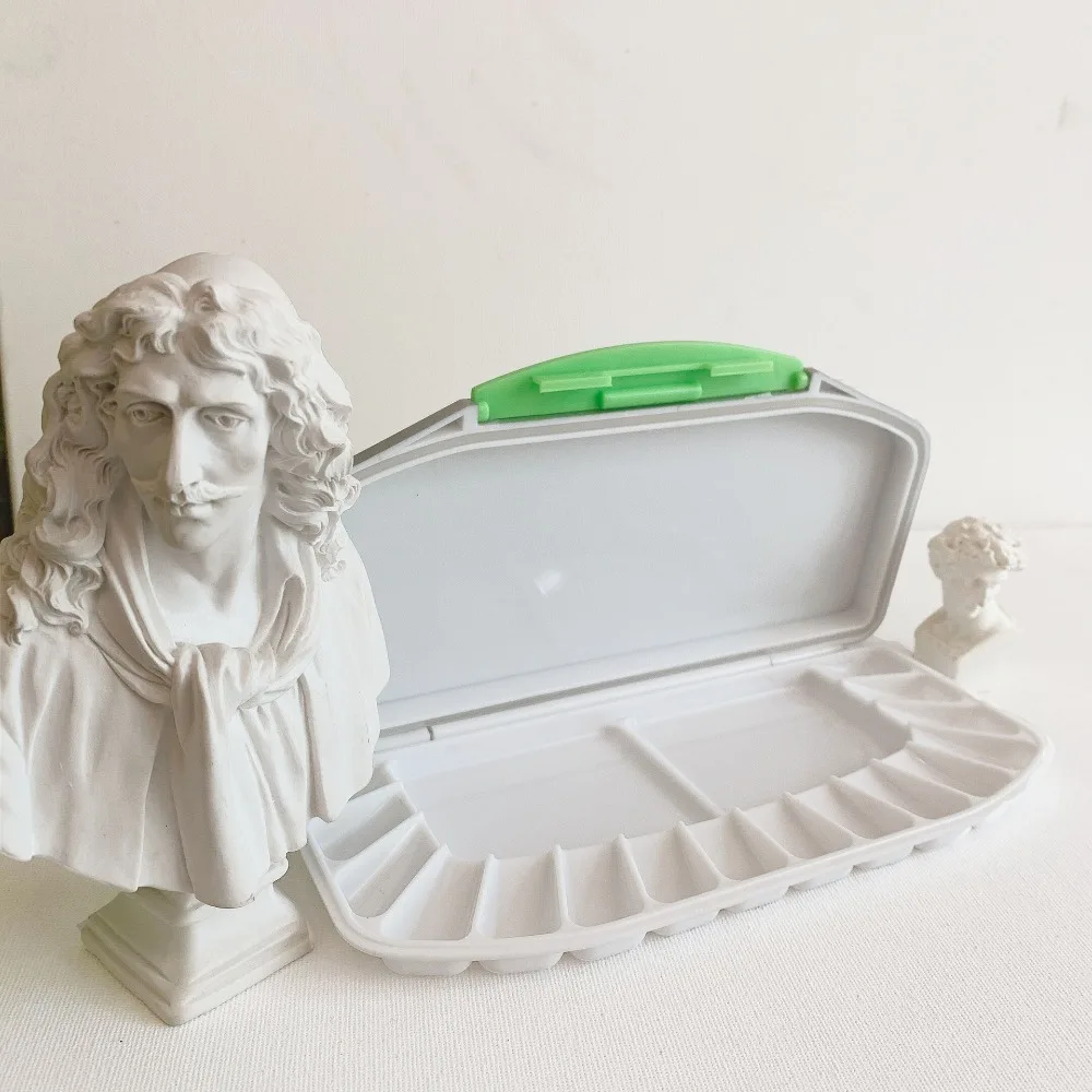 Прочная 16-луночная акварельная палитра, герметичный миксер для художников, легкий инструмент для рисования, акриловая живопись
Прочная 16-луночная акварельная палитра, герметичный миксер для художников, легкий инструмент для рисования, акриловая живопись